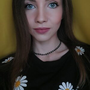 Choker Czarna Rosa